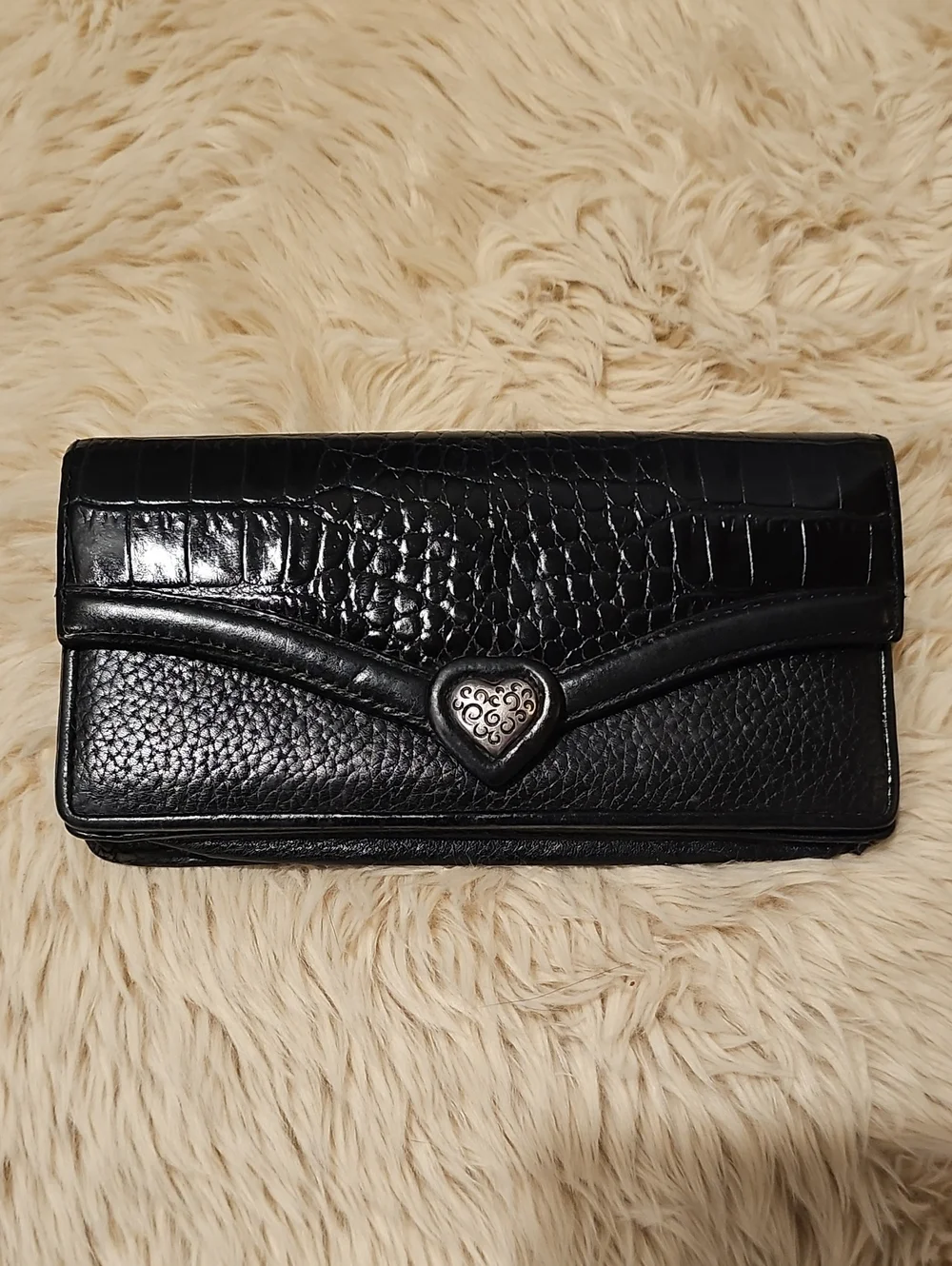 Brighton Bella Luna Large Wallet EUC
